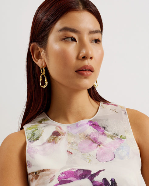 LILYHA-Dresses-Printed Scuba Bodycon Dress- Ted Baker Romania